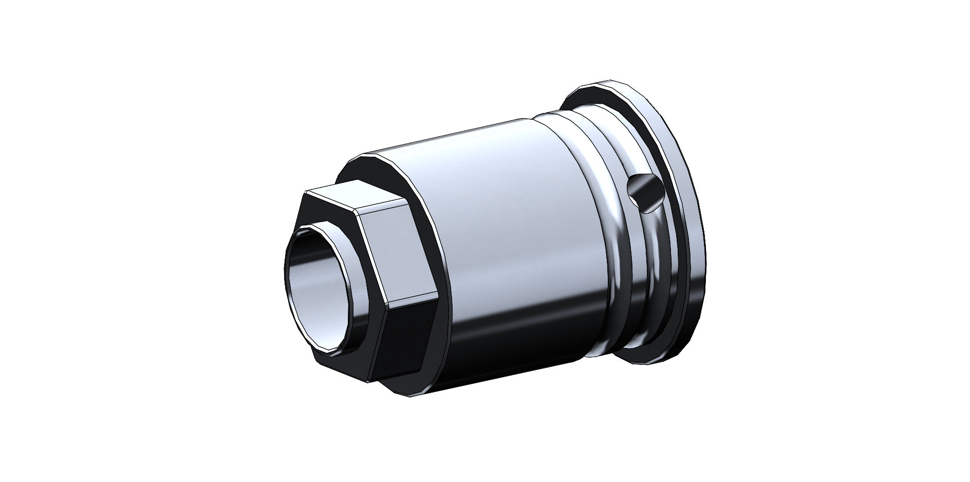 ALUMINUM CVD DRIVE HEX 12MM