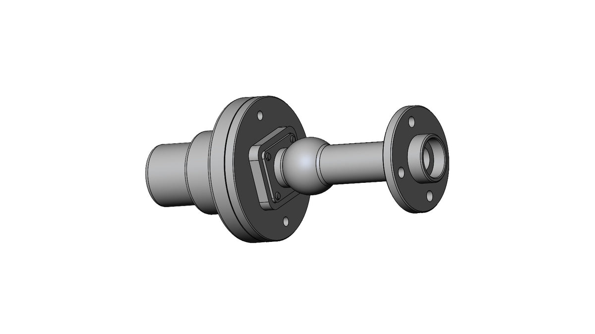 STRAIGHT AXLE TUBE WITH LADDER BAR MOUNT